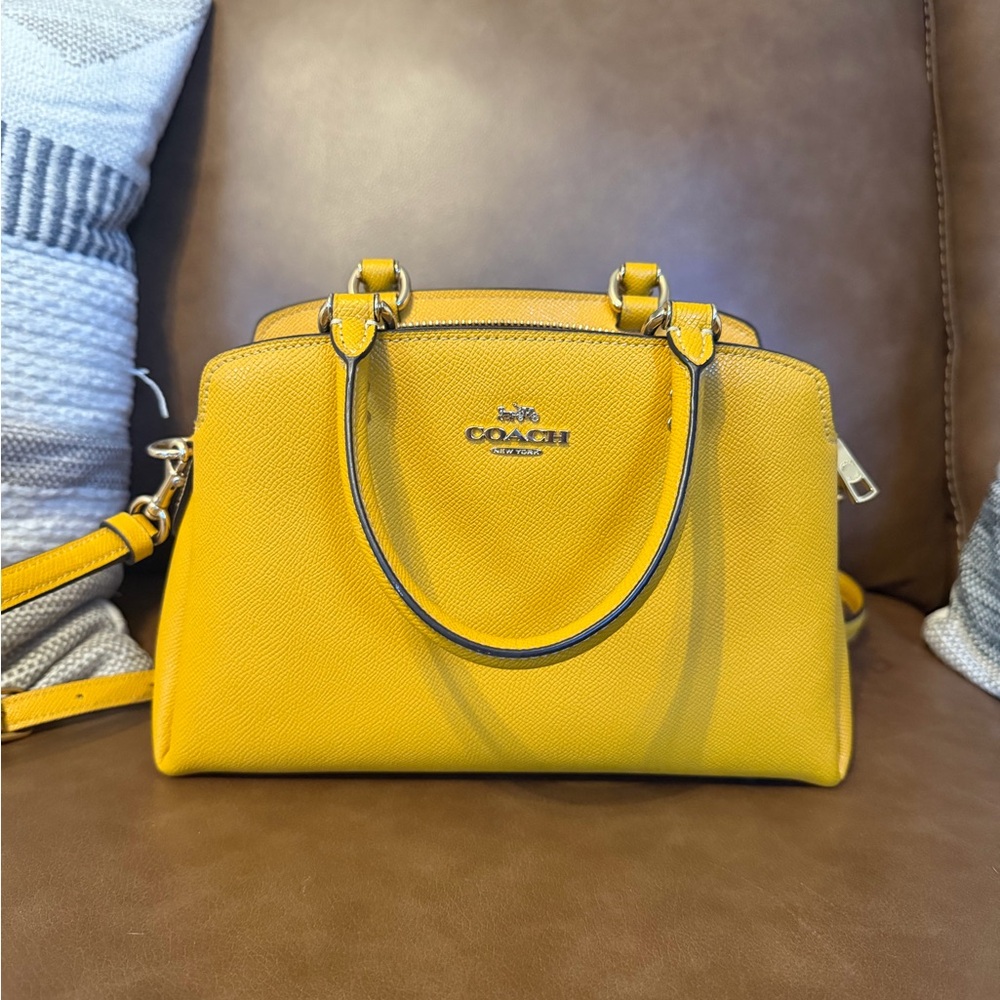 Coach Vibrant Yellow Satchel